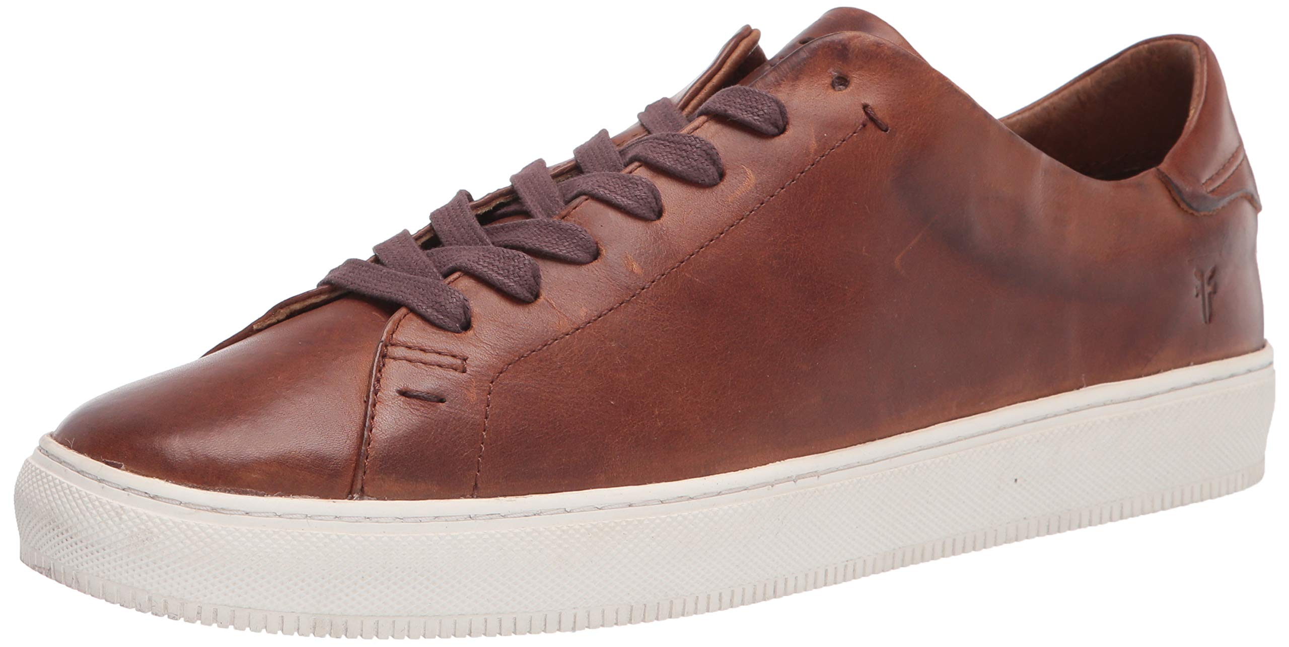 Frye Astor Low Lace Sneakers for Men Crafted from Leather with Artisanal Hand-Tacking Details, Cushioned Poron Footbeds, Padded Collar and Tongue, and Waxed Cotton Laces