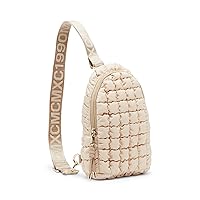 Steve Madden Bterrie Small Puffer Quilted Sling, Beige