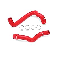 Mishimoto MMHOSE-FIST-14RD Silicone Radiator Hose Kit Compatible With Ford Fiesta ST 2014-2018 Red