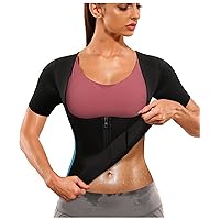 Gotoly Women's Neoprene Sauna Vest with Sleeves Gym Hot Sweat Suit Weight Loss