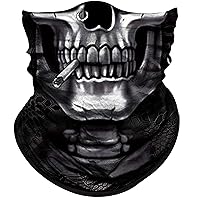 Obacle Skull Face Mask for Dust Wind Sun Protection Men Women Motorcycle Riding