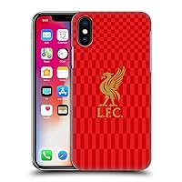 Head Case Designs Officially Licensed Liverpool Football Club Gold On Red Kit Liver Bird Hard Back Case Compatible with Apple iPhone X/iPhone Xs