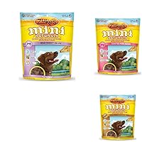 Zuke'S Mini Naturals Healthy Moist Dog Treats Variety Pack - 6 Flavors (Roasted Pork, Wild Rabbit,, & Fresh Peanut Butter) - 6 Oz Each