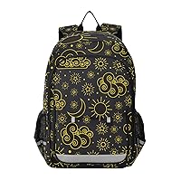 ALAZA Stars Clouds Sun and Moon Laptop Backpack Purse for Women Men Travel Bag Casual Daypack with Compartment & Multiple Pockets