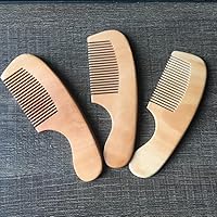 Source Wood Comb Pear Wood Flat Comb Hair Comb Personal Care Portable Long Handle Pear Wood Comb