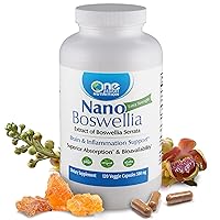 Nano Curcumin Plus 500 mg, Turmeric Curcumin Water Soluble Supplements, Nanoparticle-encapsulated Curcumin, Better Absorption, Non-GMO, Turmeric Capsules - 120 Veggie Capsules