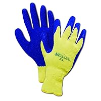 Latex Level A4 Cut Resistant Work Gloves, 12 PR, Rubber Coated, Size 9/L, Reusable, 10-Gauge 100% Para-Aramid (Kevlar) Shell (KEV6529)