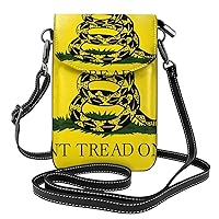 Dont Tread On Me Small Cell Phone Purse,Cellphone Crossbody Purse With Protection,Women Wallet