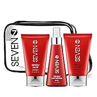 SEVEN haircare - Rinzu COLOR travel set with Vit B5 - Color Protection for Color-Treated Hair - Prevent Color Fading - Sulfate Free & Paraben Free