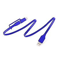 TYLT FLYP-DUO Reversible USB Cable - 1M - Blue