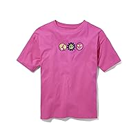 Sugar & Jade Girls' Teen Short Sleeve Oversized Graphic T-Shirt