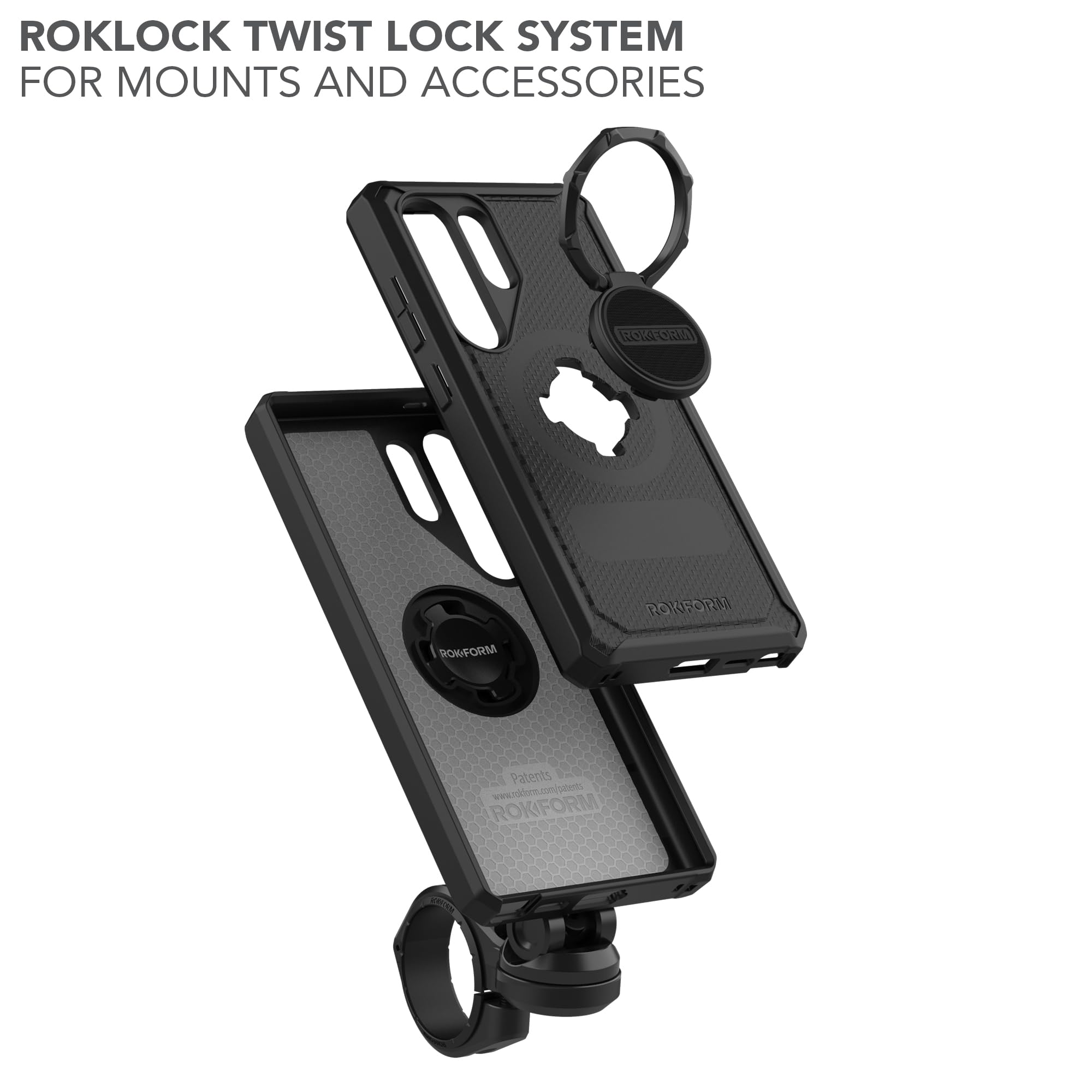 Rokform - Galaxy S24 Ultra Rugged Magnetic Case + Magnetic Wireless Charging Stand