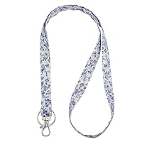 Skinny Fabric Soft Neck Strap Lanyard for Keys, Wallets and ID Badge Holder