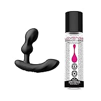 LOVENSE Edge 2 Bluetooth Prostate Massager Vibrator Anal Sex Toys for Men+ LOVENSE Sex Anal Water-Based Lube Personal Lubricant Moisturizer for Men Couples Pleasure