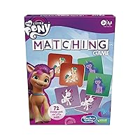Hasbro Gaming My Little Pony Matching Game for Kids Ages 3 and Up, Fun Preschool Matching Game for 1+ Players
