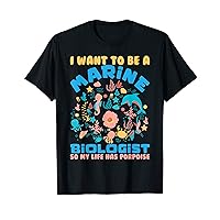 Sea Zoologist Ocean Science I want to be a marine biologist T-Shirt