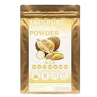 Plant Gift 100% Pure Natural Durian Powder 榴莲粉 Meal Powder,Freeze Dried, DurianJuice Powder, Gluten Free, Freeze-Dried Durian | Non-GMO & Vegan 100G Durian Fruit Powder