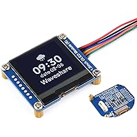 waveshare 1.5inch OLED Display Module for Raspberry Pi/for Arduino/STM32, 128×128 Resolution Black/White Two Display Colors OLED with SH1107 Driver, SPI / I2C Communication