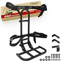 Universal Golf Cart Rear Seat Bag Holder Compatible with EZGO/Club Car/Yamaha Golf Cart with Rear Seat Grab Bar, Upgrade 3rd Generation - Don't Occupy The Rear Seat/No Drilling Required