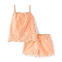 Gymboree girls And Toddler Sleeveless Tank Top and Shorts 2-piece Set
