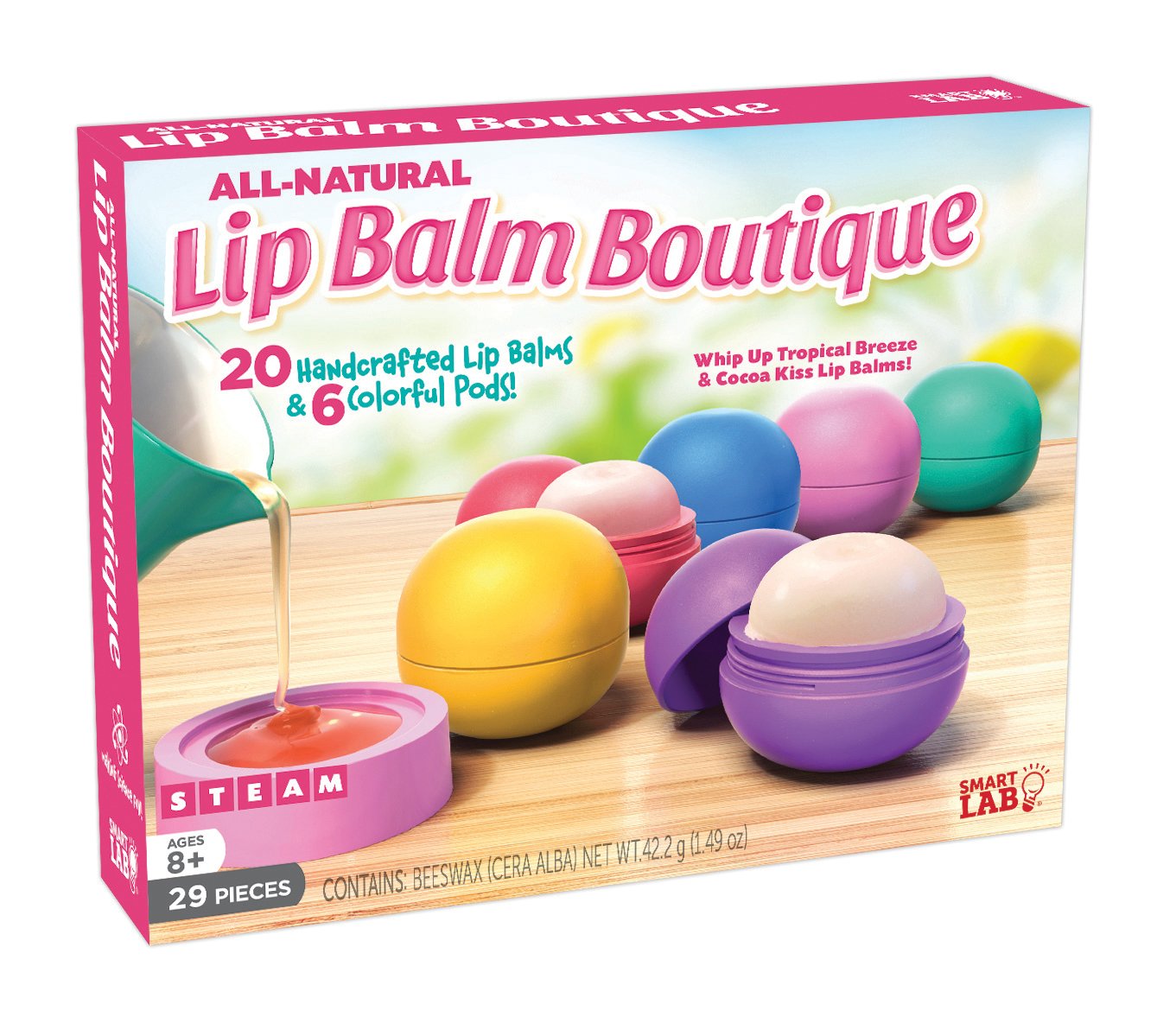 SmartLab Toys All-Natural Lip Balm Boutique Multicolor, 11