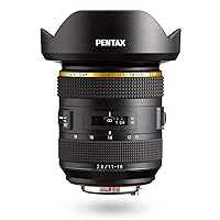 HD PENTAX-DA★11-18mmF2.8ED DC AW Ultra-wide-angle zoom lens 17-27.5mm (Equivalent to 35mm format) All Weather resistant Extra-sharp High-contrast images Free of flare and ghost images Smooth, quiet AF