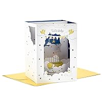 Hallmark Paper Wonder Pop Up Baby Shower Card (Cloud Nursery)