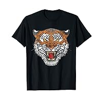 Vintage Tiger for Men Women Retro Vintage Animal Mascot Team T-Shirt