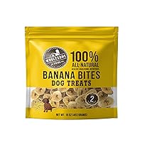 Wholesome Pride Banana Bites 100% All-Natural Limited Ingredient Dog Treats, 16 oz
