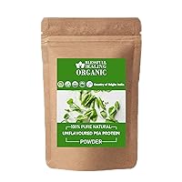 Organic Unflavoured Pea Protien Powder 100% Pure Natural 100 Gram / 3.52 oz