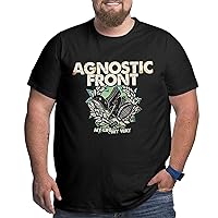 Agnostic Front Big Size T Shirt Mens Summer O-Neck Tee Plus Size Short Sleeves Clothes