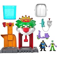Fisher-Price Imaginext DC Super Friends Batman Toy The Joker Funhouse Playset Color Changers with 2 Figures & Accessories for Ages 3+ Years