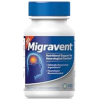 Vita Sciences Migravent: A Comprehensive Supplement with Riboflavin, Magnesium, Coenzyme Q10, PA-Free Butterbur, and Proprietary Blend for Optimal Cranial Comfort, Health, and Defense. Migraine