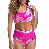 Swimsuit Top Women Modest Girls Swimsuit Size 6 Two Piece Floral Bikinis Sets for Women Long Torso Swimsuit Wo