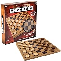 Rhode Island Novelty 10 Inch Wooden Checkers, One per Order