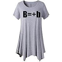FLITAY Womens Casual Short Sleeve Blouses Loose Lightweight Tops Plus Size Round Neck Shirts