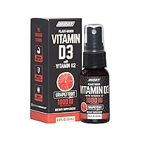 ONNIT Labs Grapefruit Vitamin D3 Spray with Vitamin K2, 0.8 FZ