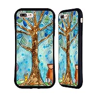 Head Case Designs Officially Licensed Wyanne Painting and Collage Nature 2 Hybrid Case Compatible with Apple iPhone 7 Plus/iPhone 8 Plus