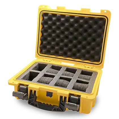 Invicta IG0098-RLC8S-Y 8 Slot Yellow Plastic Watch Box Case