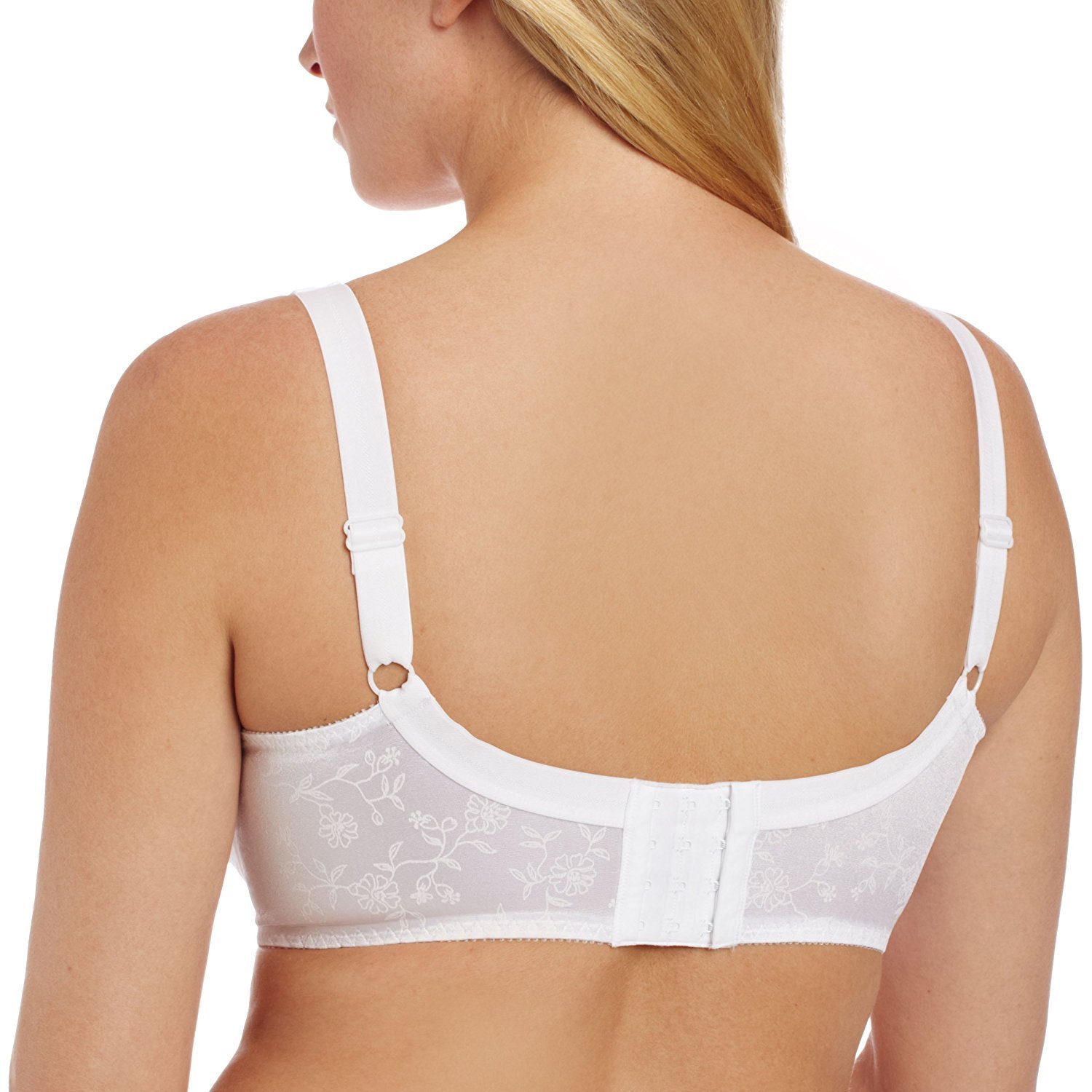 Playtex Women's Secrets Love My Curves Signature Floral Underwire Full Coverage Bra Us4422