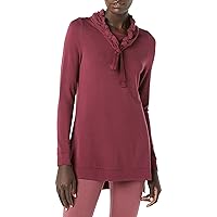 Women's Supersoft Terry Long-Sleeve Funnel Neck Tunic (Previously Daily Ritual)
