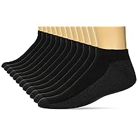 Hanes Men's Socks, X-Temp Cushioned No Show Socks, 12-Pack