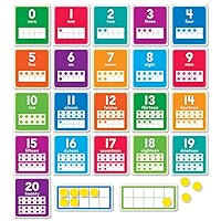 Scholastic 0-20 Numbers Set Bulletin Board Set, 43/Set (SC-834492)