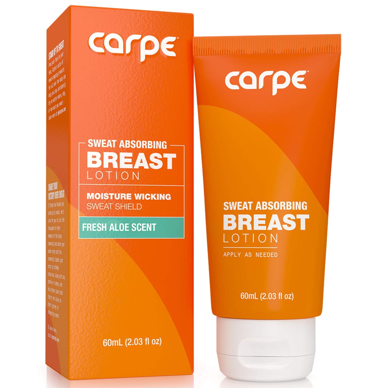 Carpe Antiperspirant Hand & Breast Package (1Hand Antiperspirant & 1Breast Sweat Absorbing), Stop Excessive Sweat, Hyperhidrosis Protection, Dermatologist Recommended.