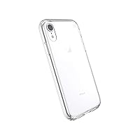 Speck Products Compatible Phone Case for Apple iPhone XR, Presidio Stay Clear Case, Clear/Clear (119390-5085)