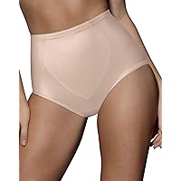 Bali Women's Firm-Control Shapewear Brief Pack, Shaping Brief with Tummy Control, 2-Pack