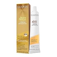 Clairol Professional Permanent Crème Hair Color, Dark Hair Dye for Fade Resistant Gray Coverage, 2 oz