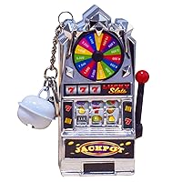 Lucky Gambling Machine Bank with Spinning Reel GameGambling Machine Turntable Funny Lucky Jackpot