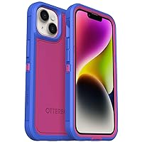 OtterBox Defender Screenless Case with MagSafe for iPhone 14 & iPhone 13 (ONLY) Non-Retail Packaging - Blooming Lotus - Antimicrobial
