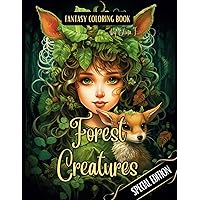 Fantasy Coloring Book Forest Creatures Special Edition: Black Line and Grayscale Images of Forest Wildlife and Whimsical Creatures (The enchanting world of faires and the magical forest) Fantasy Coloring Book Forest Creatures Special Edition: Black Line and Grayscale Images of Forest Wildlife and Whimsical Creatures (The enchanting world of faires and the magical forest) Paperback